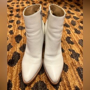 Marc Fisher LTD Bellen Bootie - White - Size 6.5